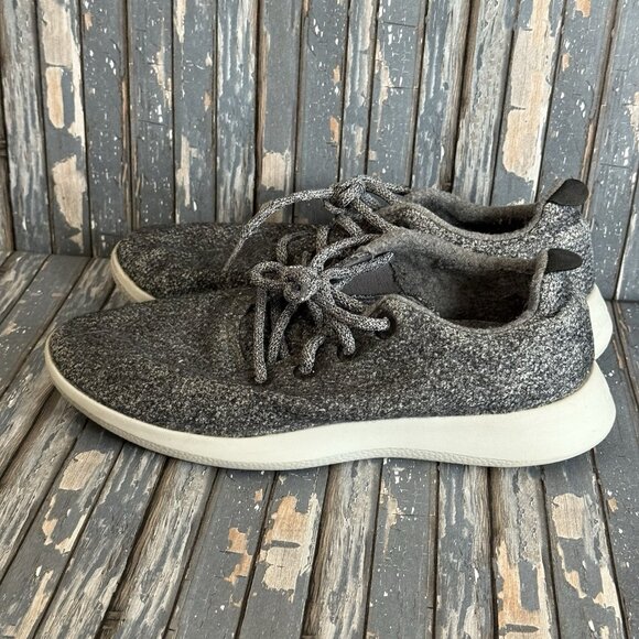 Allbirds Mens Wool Runners 0621 NV1 Gray Running Shoes Sneakers Size 9 - Picture 6 of 10